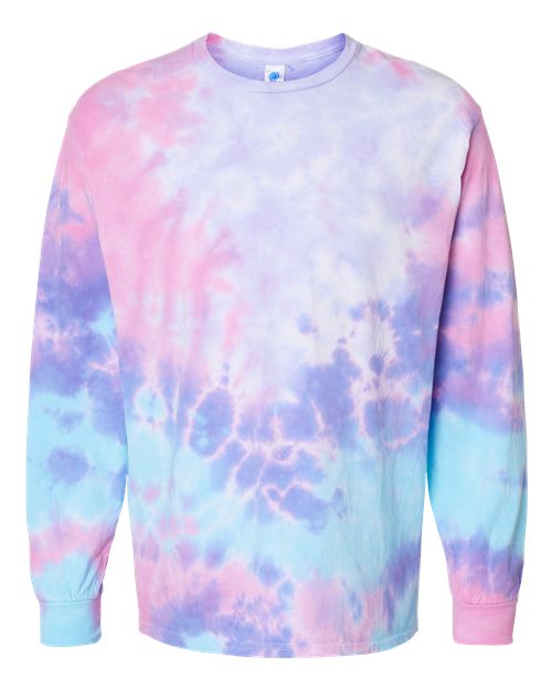 Colortone Unisex Tie-Dyed Long Sleeve T-Shirt 2000