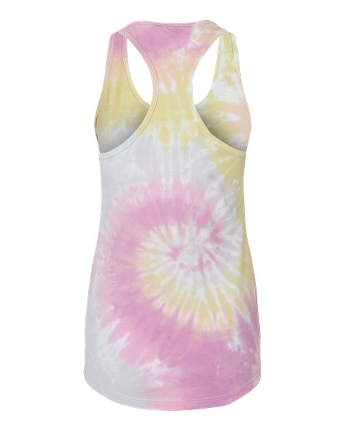 Colortone Women's Tie-Dyed Racerback Tank Top 3400