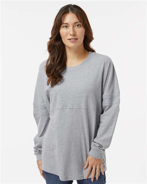 Boxercraft Women's Pom Pom Long Sleeve Jersey T-Shirt BW3514