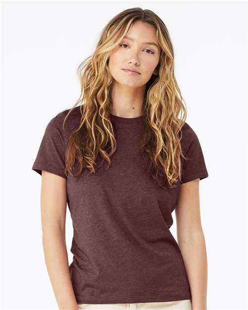 BELLA + CANVAS Women’s Relaxed Fit Heather CVC Tee 6400CVC