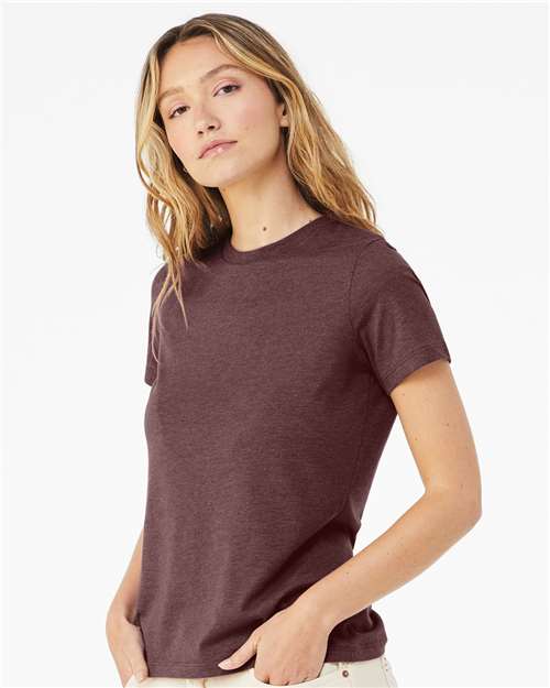 BELLA + CANVAS Women’s Relaxed Fit Heather CVC Tee 6400CVC