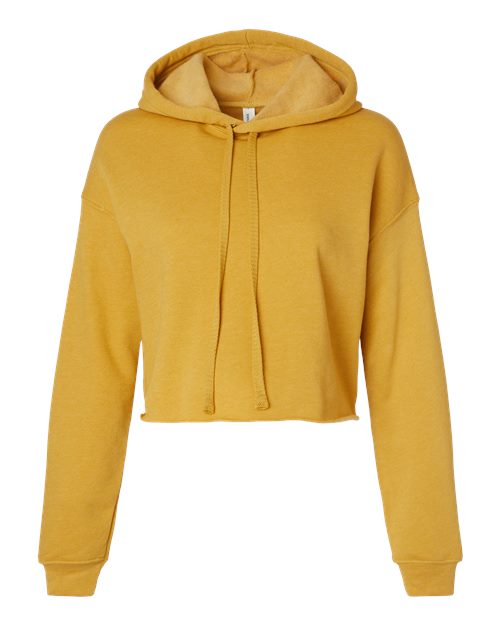 BELLA + CANVAS Women's Crop Hoodie Sweatshirt 7502