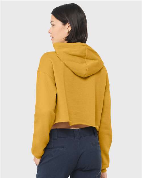 BELLA + CANVAS Women's Crop Hoodie Sweatshirt 7502