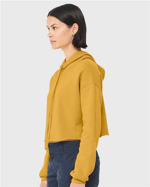 BELLA + CANVAS Women's Crop Hoodie Sweatshirt 7502