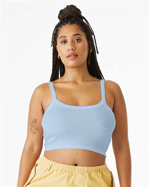 BELLA + CANVAS Women's Micro Rib Spaghetti Strap Tank 1012