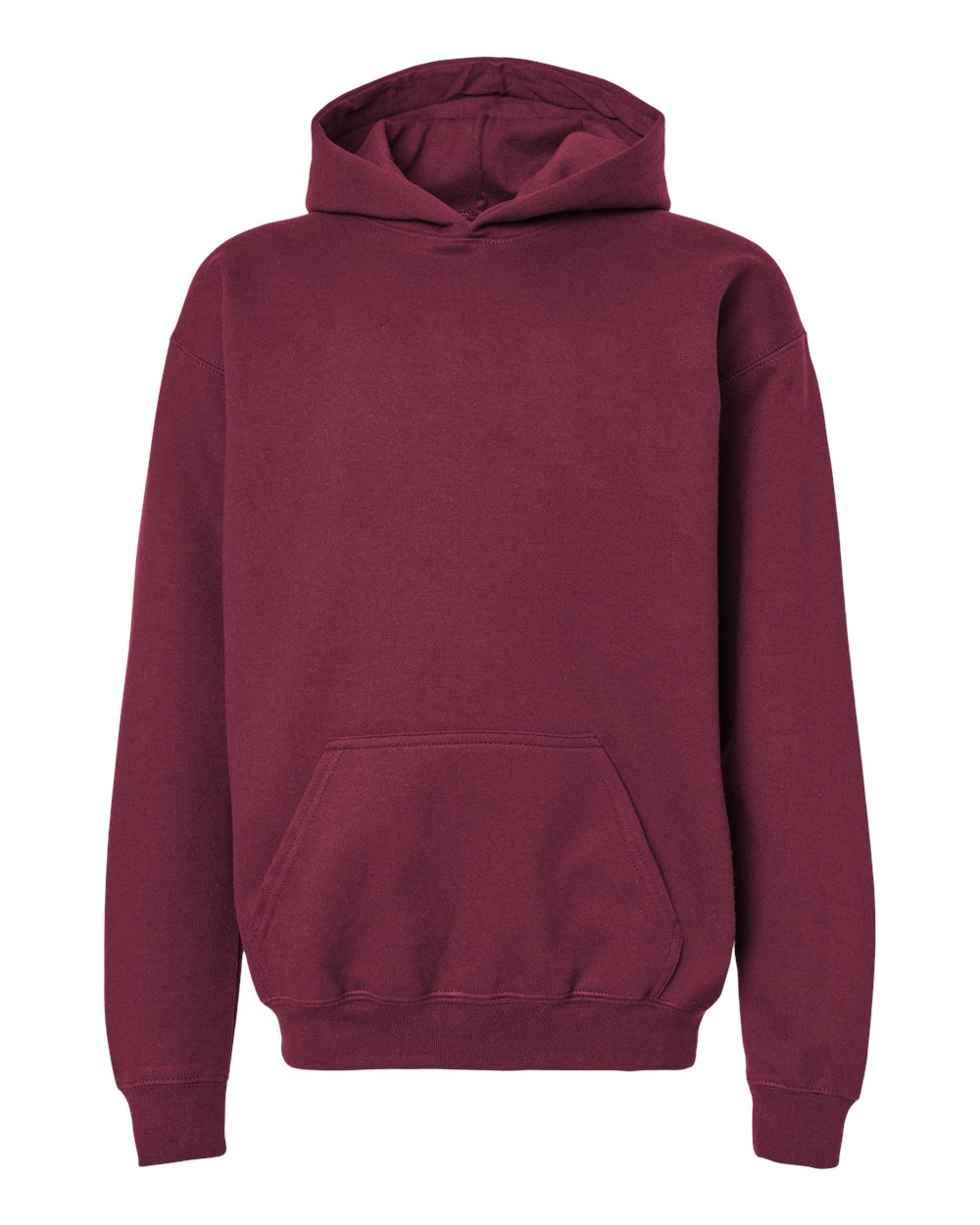 Gildan SF500B - Youth Softstyle® Midweight Hooded Sweatshirt - Maroon