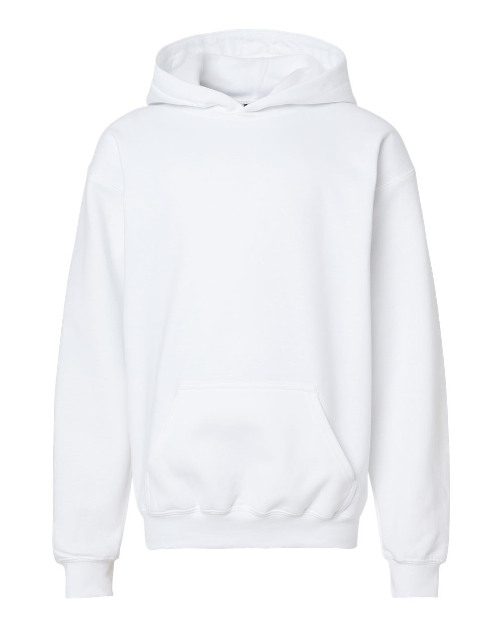 Gildan SF500B - Youth Softstyle® Midweight Hooded Sweatshirt - White