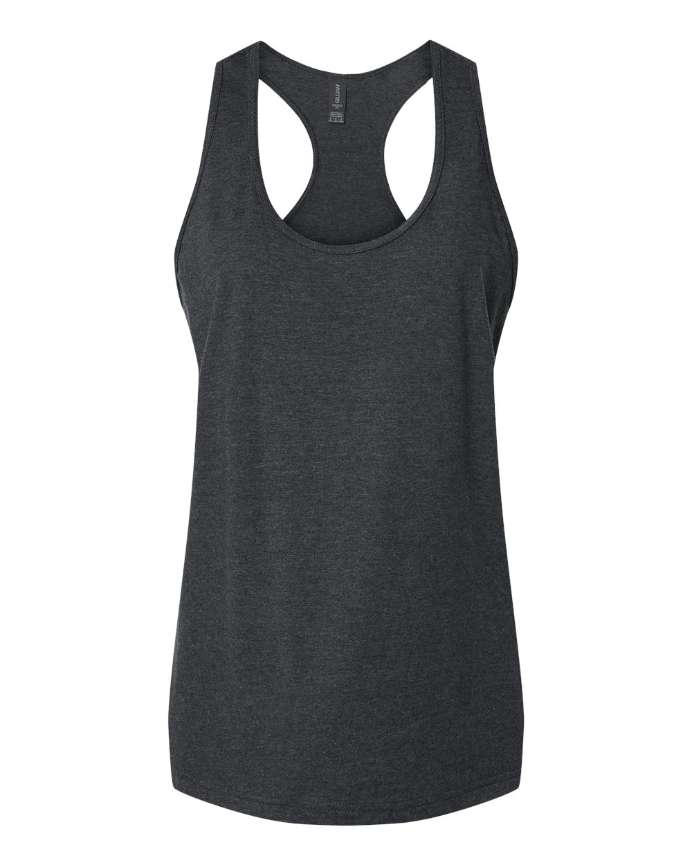 Gildan 64220LCVC - Women's Softstyle® CVC Racerback Tank Top - Pitch Black Mist