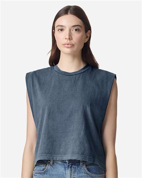 American Apparel Women's Garment-Dyed Heavyweight Muscle Tee 307GD