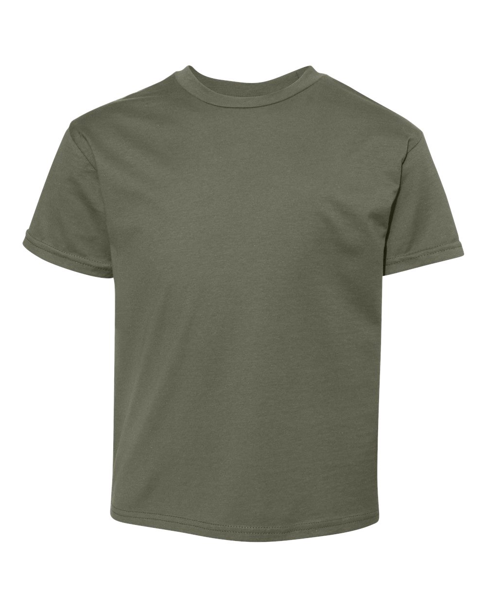 Hanes 498Y - Youth Perfect-T T-Shirt - Fatigue Green