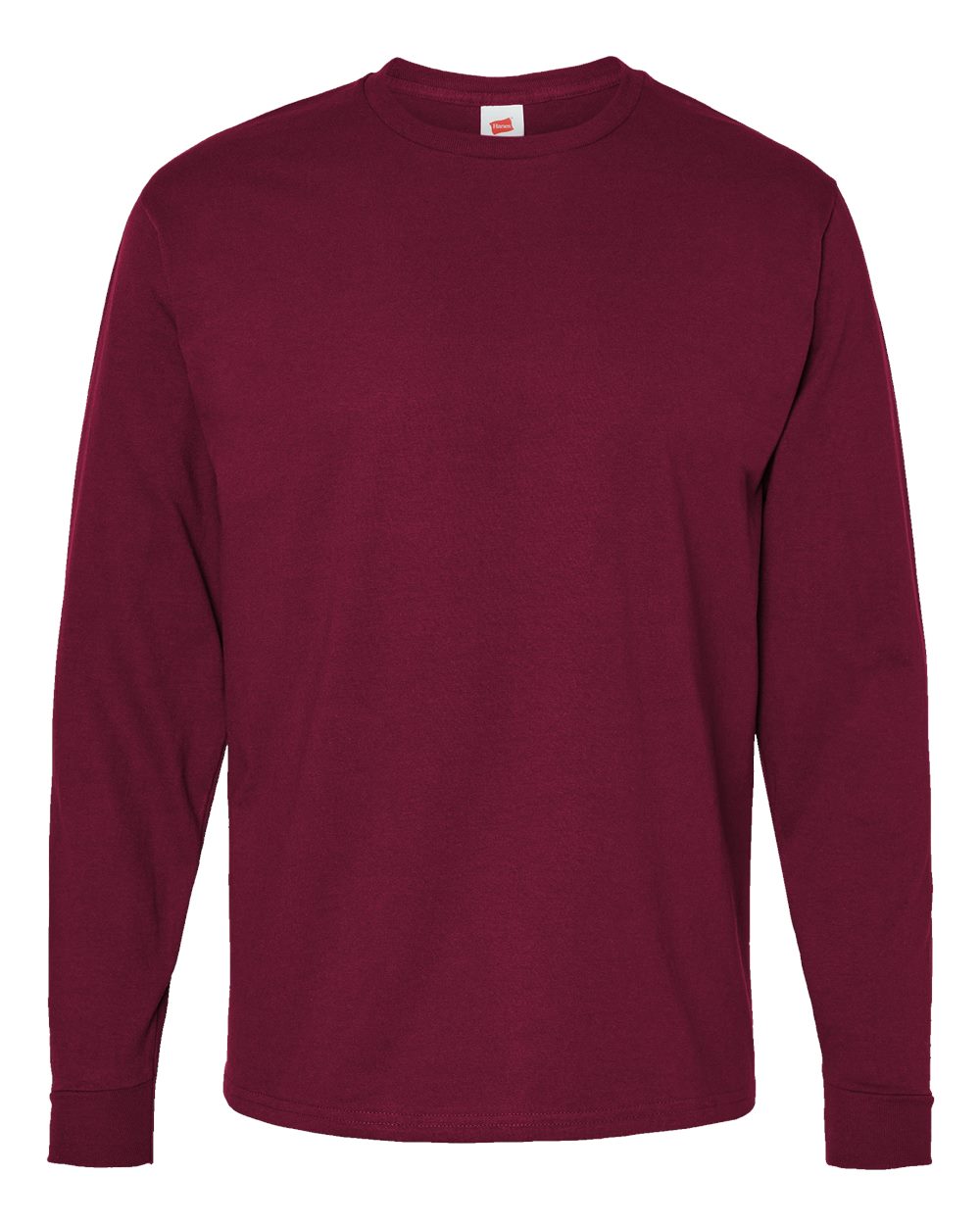 Hanes 5286 - Unisex Essential-T Long Sleeve T-Shirt - Athletic Cardinal