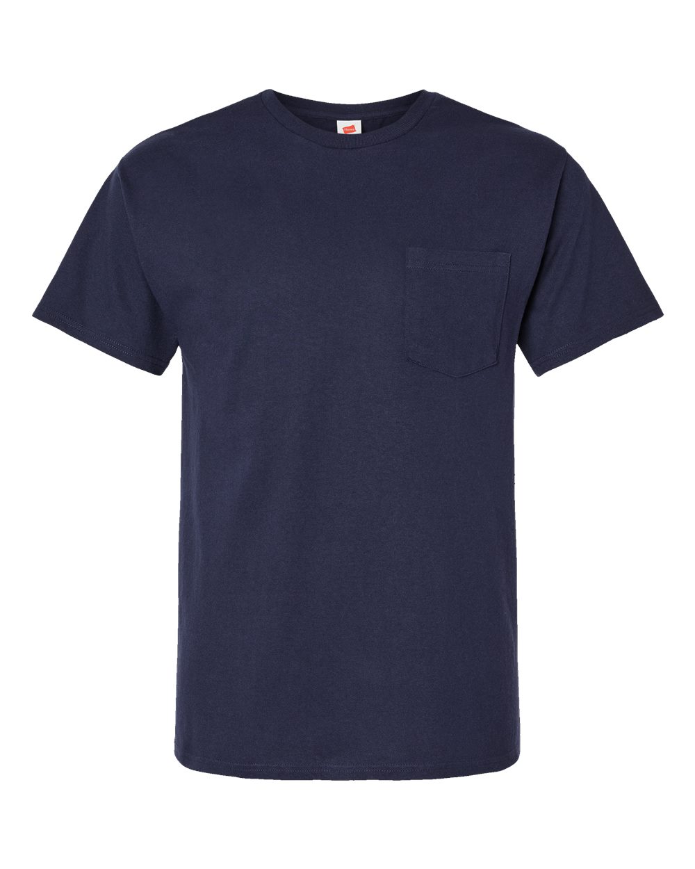 Hanes 5290P - Unisex Essential-T Pocket T-Shirt - Athletic Navy