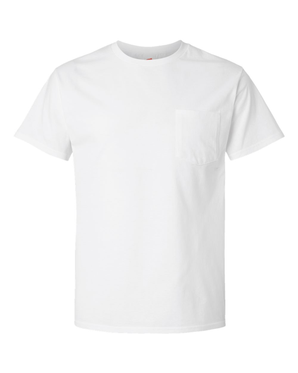 Hanes 5290P - Unisex Essential-T Pocket T-Shirt - White