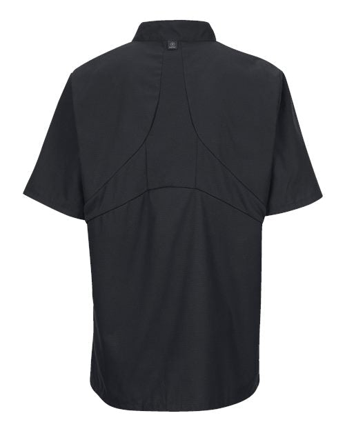 Chef Designs Women's Mimix™ Short Sleeve Chef Coat with OilBlok 045X