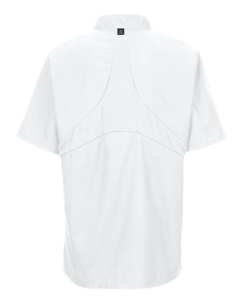 Chef Designs Women's Mimix™ Short Sleeve Chef Coat with OilBlok 045X