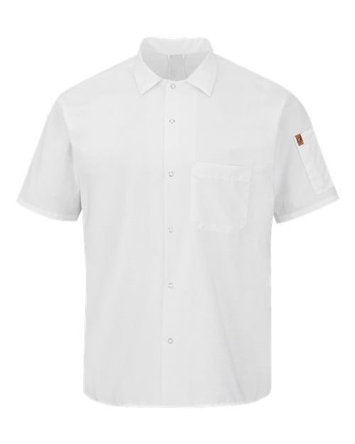 Chef Designs Mimix™ Short Sleeve Cook Shirt with OilBlok 502X