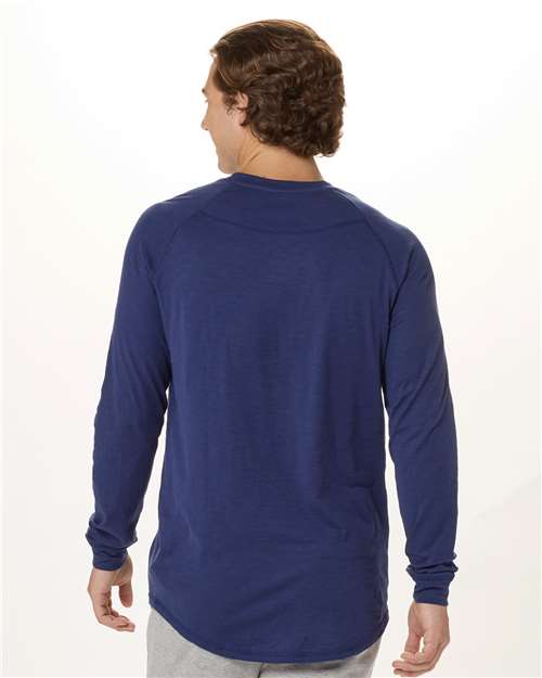 Boxercraft Unisex Henley Long Sleeve T-Shirt BM3101