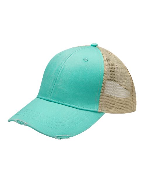 Adams Headwear Ollie Distressed Trucker Cap OL102