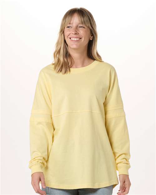 Boxercraft Women's Pom Pom Long Sleeve Jersey T-Shirt BW3514