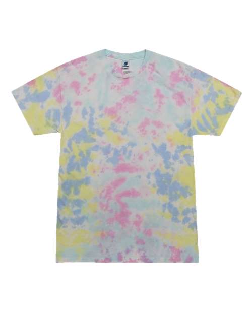 Colortone Unisex Multi-Color Tie-Dyed T-Shirt 1000