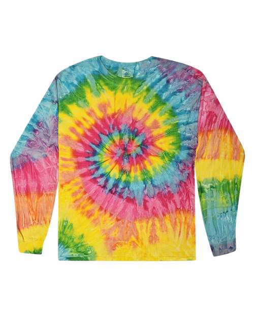 Colortone Unisex Tie-Dyed Long Sleeve T-Shirt 2000