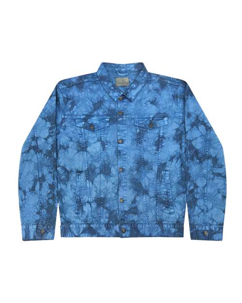 Colortone Unisex Tie-Dyed Denim Jacket 9050
