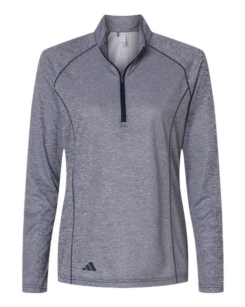Adidas Women's Space Dyed Quarter-Zip Pullover A594