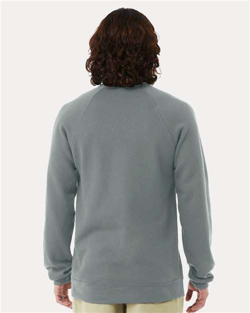BELLA + CANVAS Unisex Sponge Fleece Raglan Crewneck Sweatshirt 3901