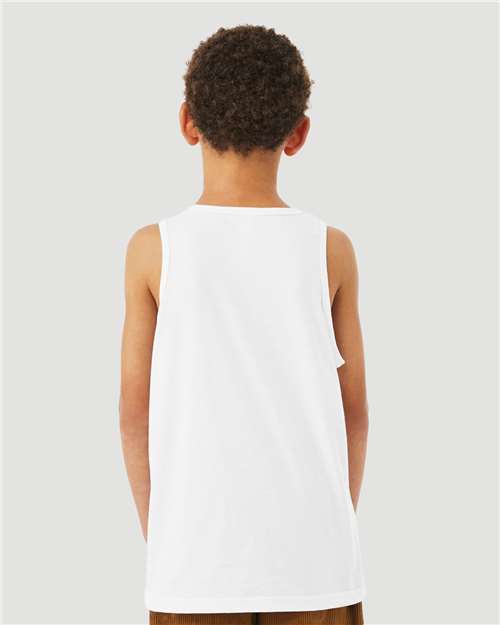 BELLA + CANVAS Youth Heather CVC Tank 3480YCVC