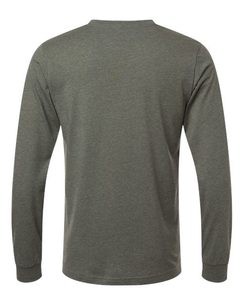 BELLA + CANVAS Heather CVC Long Sleeve Tee 3501CVC
