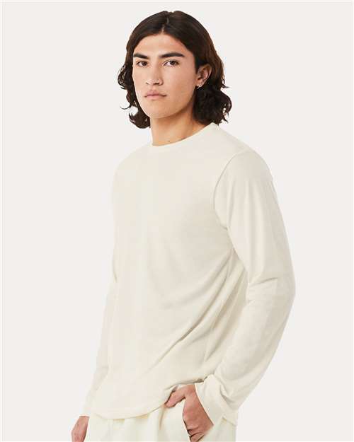 BELLA + CANVAS Heather CVC Long Sleeve Tee 3501CVC