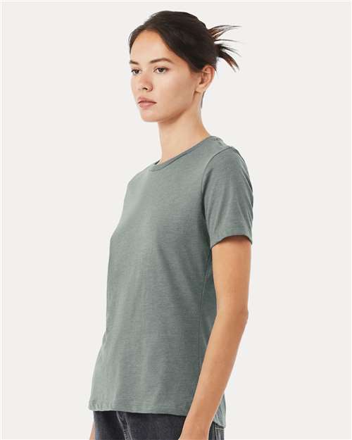 BELLA + CANVAS Women’s Relaxed Fit Heather CVC Tee 6400CVC