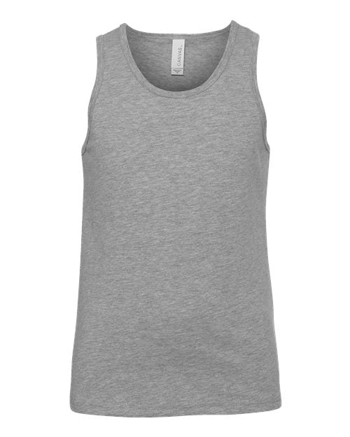 BELLA + CANVAS Youth Heather CVC Tank 3480YCVC
