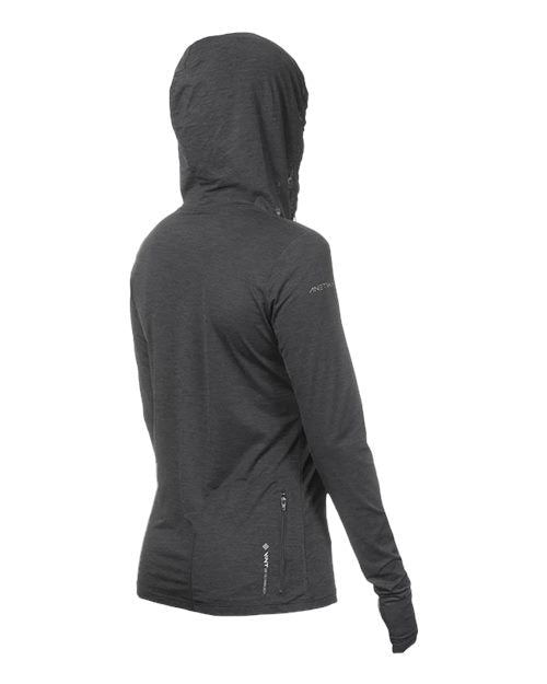 ANETIK Women's Breeze Tech Hooded Long Sleeve T-Shirt WSBRZH0