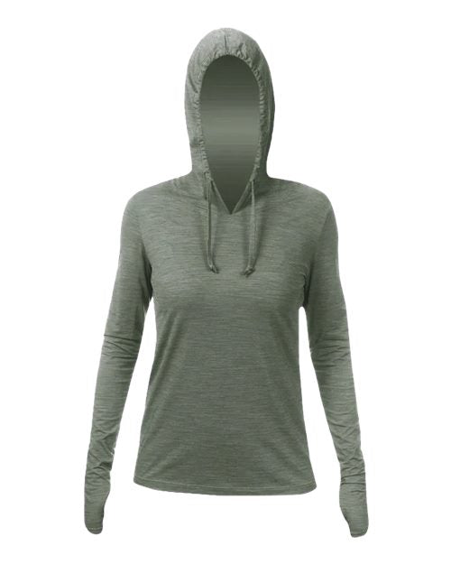 ANETIK Women's Breeze Tech Hooded Long Sleeve T-Shirt WSBRZH0