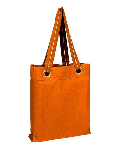 Q-Tees Large Grommet Tote Bag Q1630