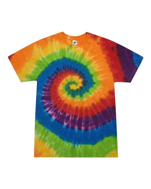 Colortone Unisex Multi-Color Tie-Dyed T-Shirt 1000