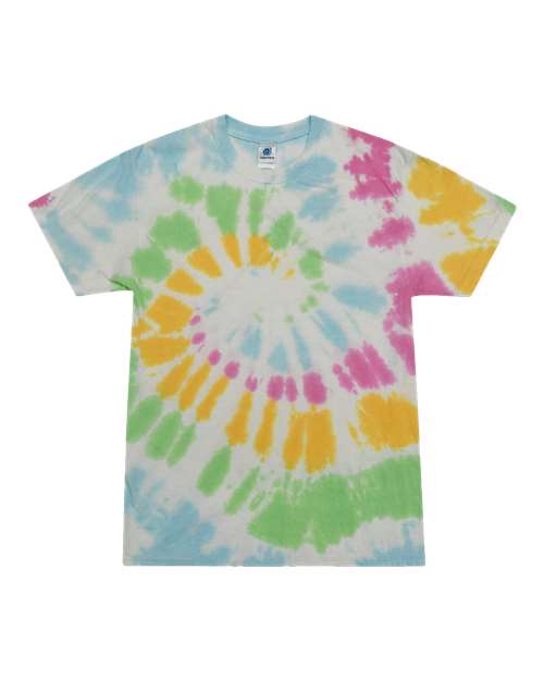 Colortone Unisex Multi-Color Tie-Dyed T-Shirt 1000