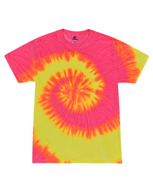 Colortone Unisex Multi-Color Tie-Dyed T-Shirt 1000