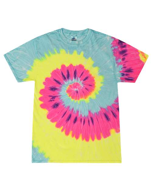 Colortone Unisex Multi-Color Tie-Dyed T-Shirt 1000