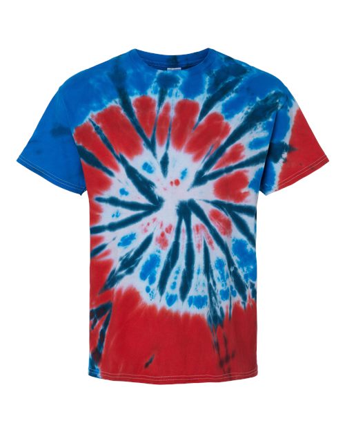 Colortone Youth Multi-Color Tie-Dyed T-Shirt 1000Y