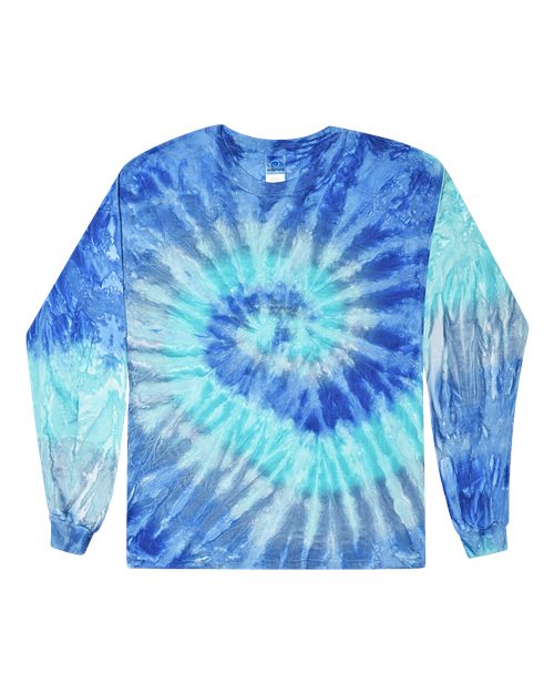 Colortone Unisex Tie-Dyed Long Sleeve T-Shirt 2000