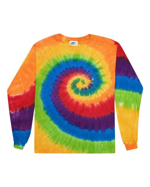 Colortone Unisex Tie-Dyed Long Sleeve T-Shirt 2000