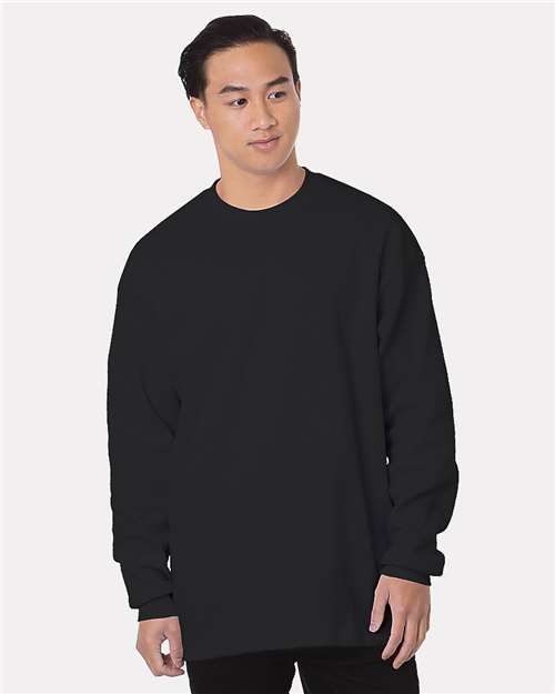 Bayside Men's USA-Made Heavyweight Waffle Knit Thermal 8205