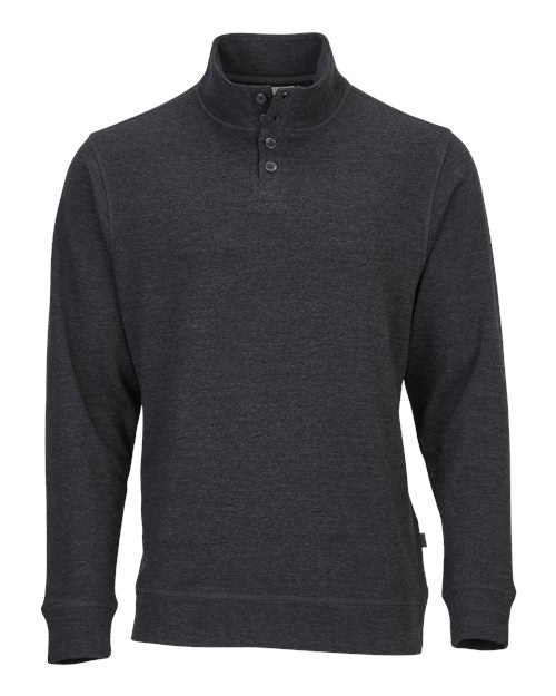 Boxercraft Men's French Terry Button Pullover BM5209