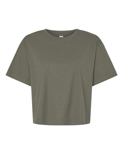 American Apparel Women's Fine Jersey Boxy Tee 102