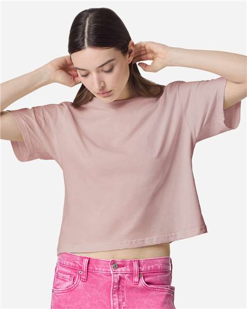 American Apparel Women's Fine Jersey Boxy Tee 102