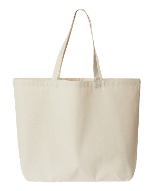 OAD Jumbo Recycled Midweight Gusseted Canvas Tote OAD108R