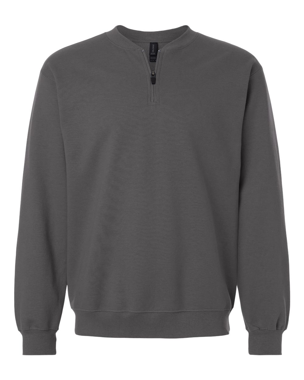 Gildan SF008 - Unisex Softstyle® Midweight Quarter-Zip Sweatshirt - Charcoal