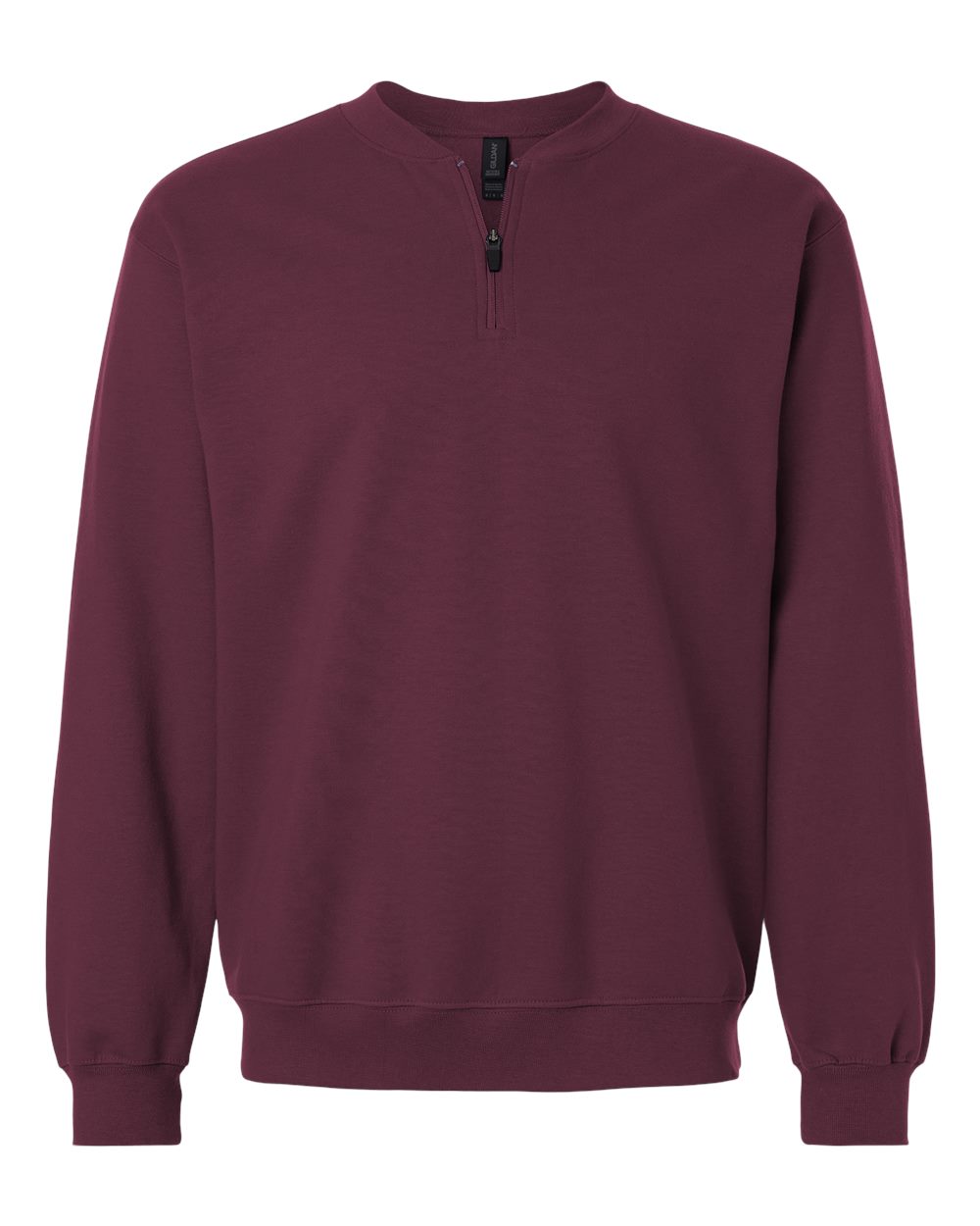 Gildan SF008 - Unisex Softstyle® Midweight Quarter-Zip Sweatshirt - Maroon